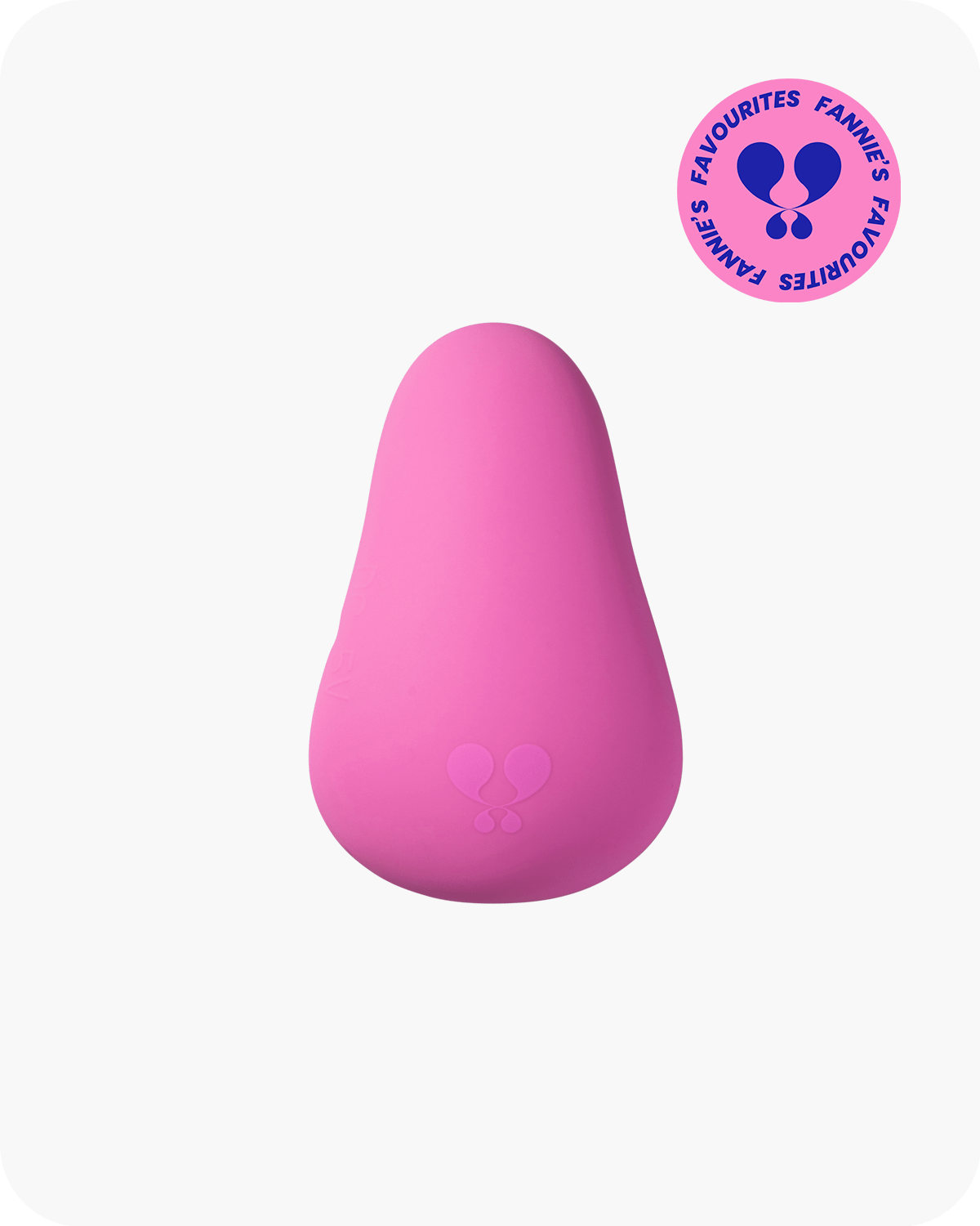 fannie pebble - flexible external vibrator - front